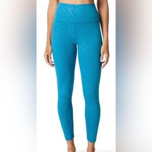 Sweaty Betty All Day High-Waisted Embossed 7/8 Leggings size 2 Blue “ Nwt‎ “